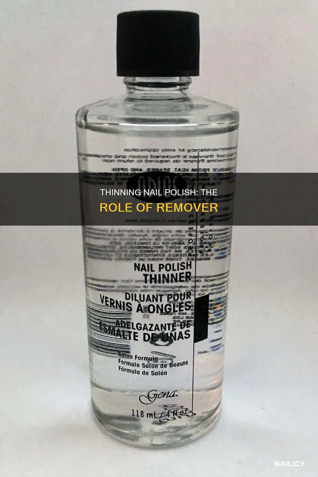 can nail polish remover thin nail polish