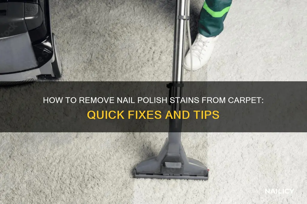 can nail polish stain carpet