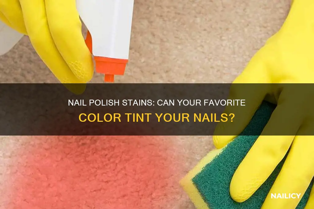 can nail polish turn your nails colors stain