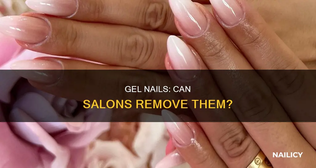 can nail salons remove gel nails