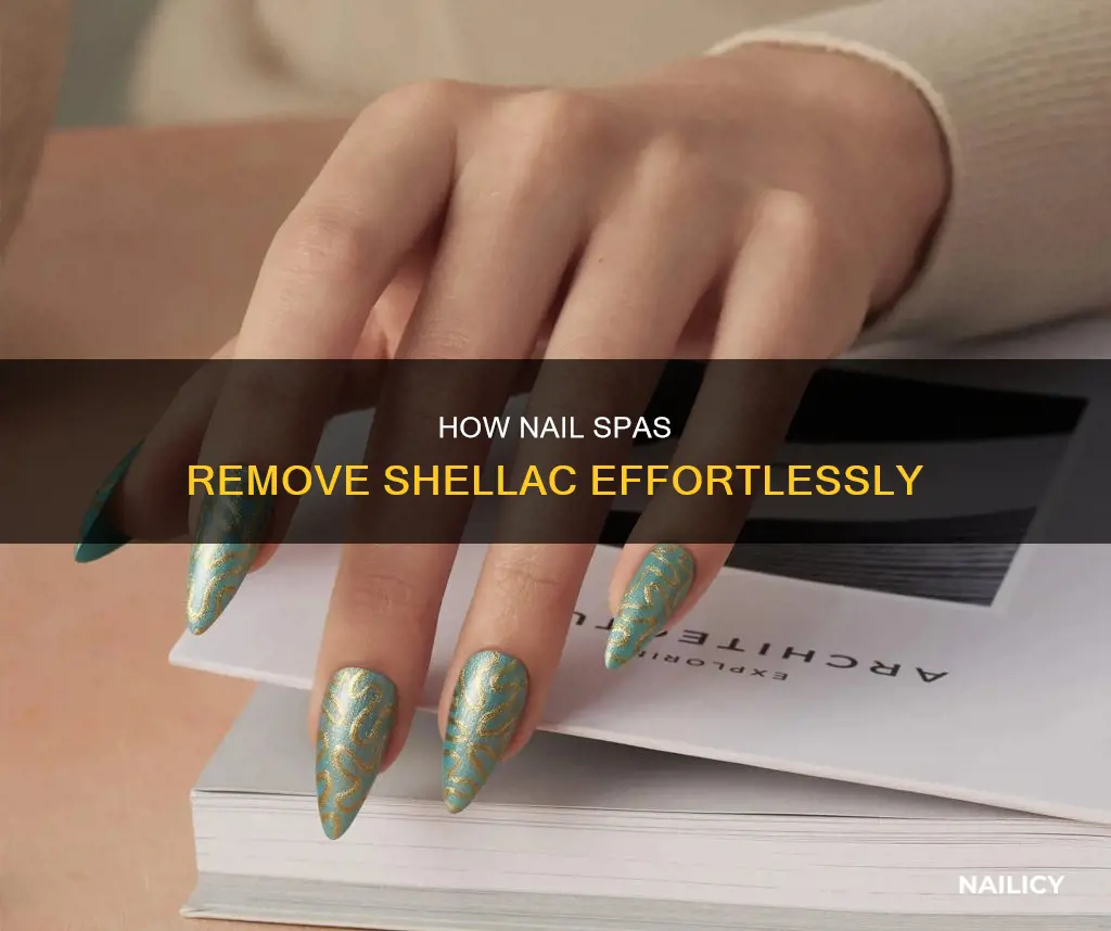 can nail spas easily remove shellac