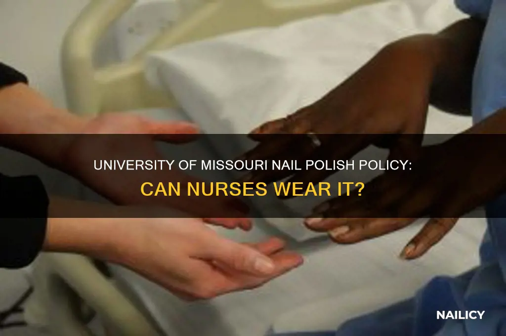 can nurses wear nail polish university of mo