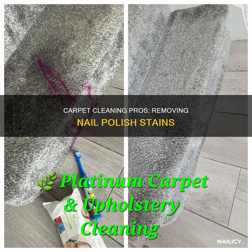 can professional carpet cleaners remove nail polish