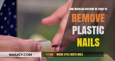 Acetone: A Solution for Removing Plastic Nails?