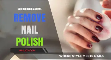 Alcohol's Nail Polish Removal Power: A Quick Fix?