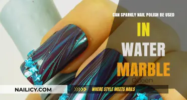 Water Marble Art: Sparkly Nail Polish Compatibility Explained