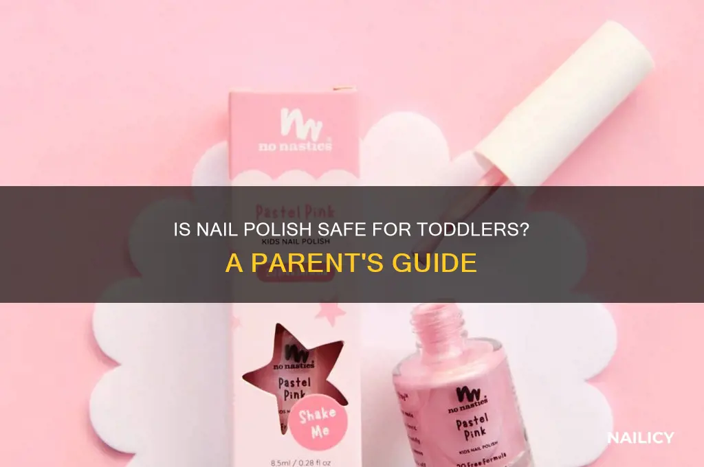 can toddlers wear nail polish