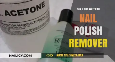 Hydrating Hack: Water and Nail Polish Remover
