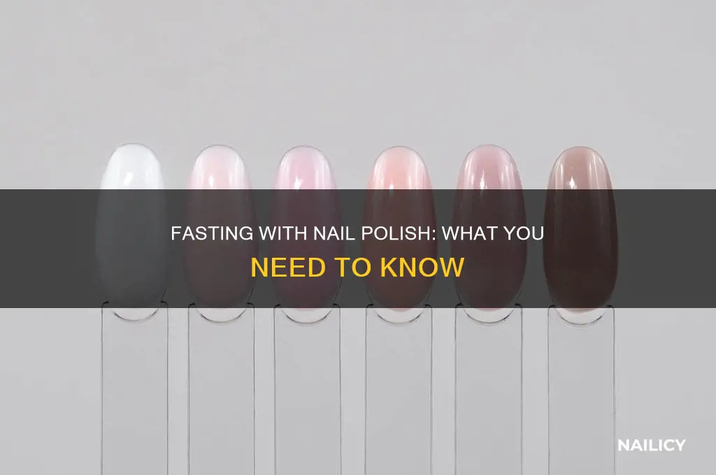 can u fast with nail polish