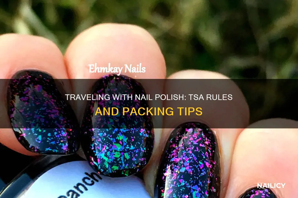 can u travel with nail polish