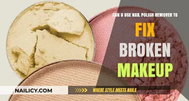 How to Fix Broken Makeup with Nail Polish Remover