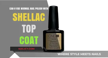 Normal Nail Polish with Shellac Top Coat: Does It Work?