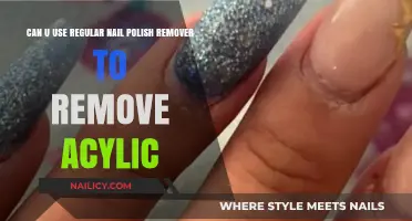 How to Remove Acrylic Nails: Regular Polish Remover?