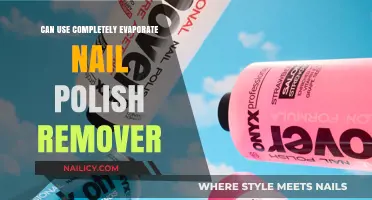 How Nail Polish Remover Evaporates Completely