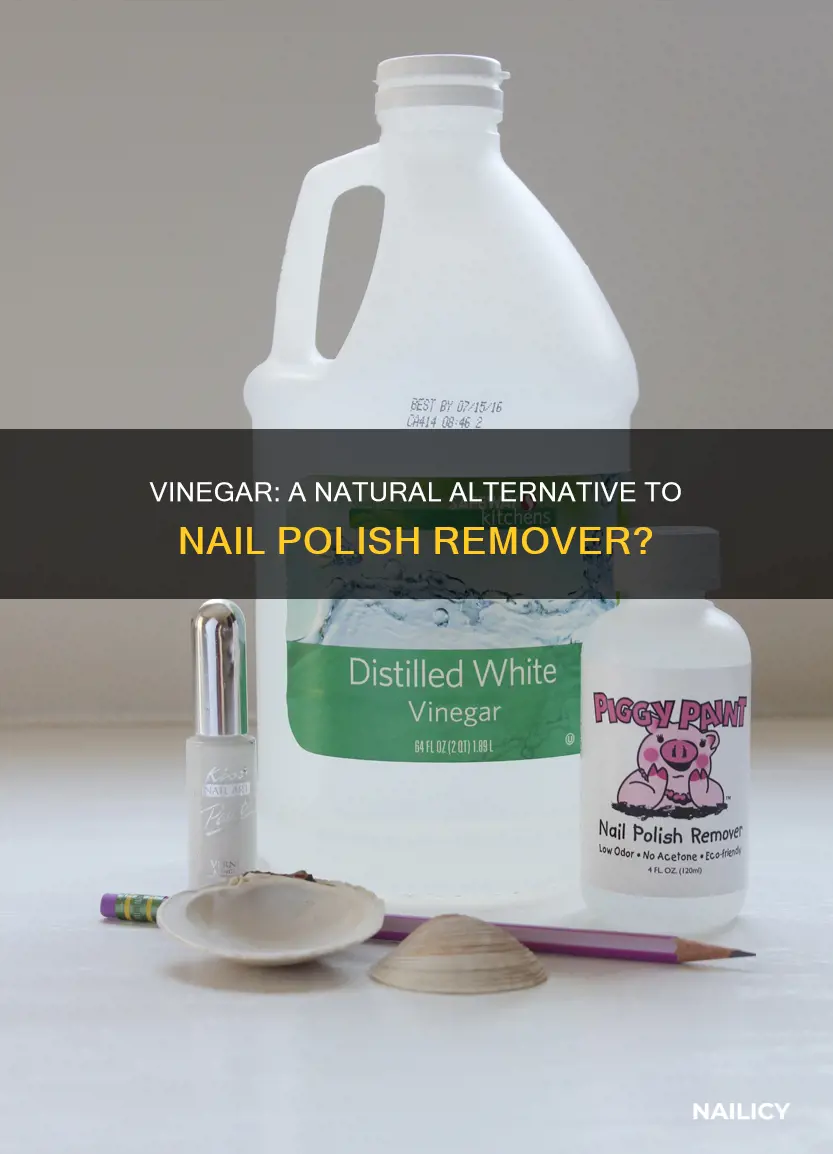 can vinegar be used as nail polish remover