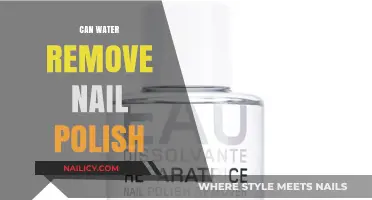 Water and Nail Polish: A Simple Solution?