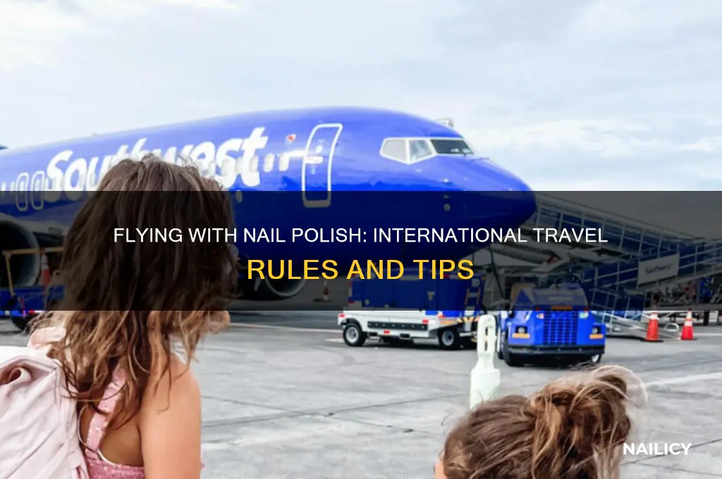 can we carry nail polish in international flight