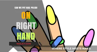 Can We Put Nail Polish on Right Hand: Breaking Beauty Norms