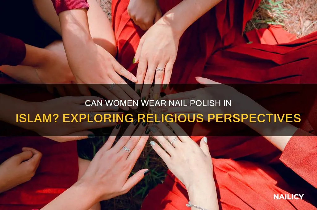 can women wear nail polish in islam