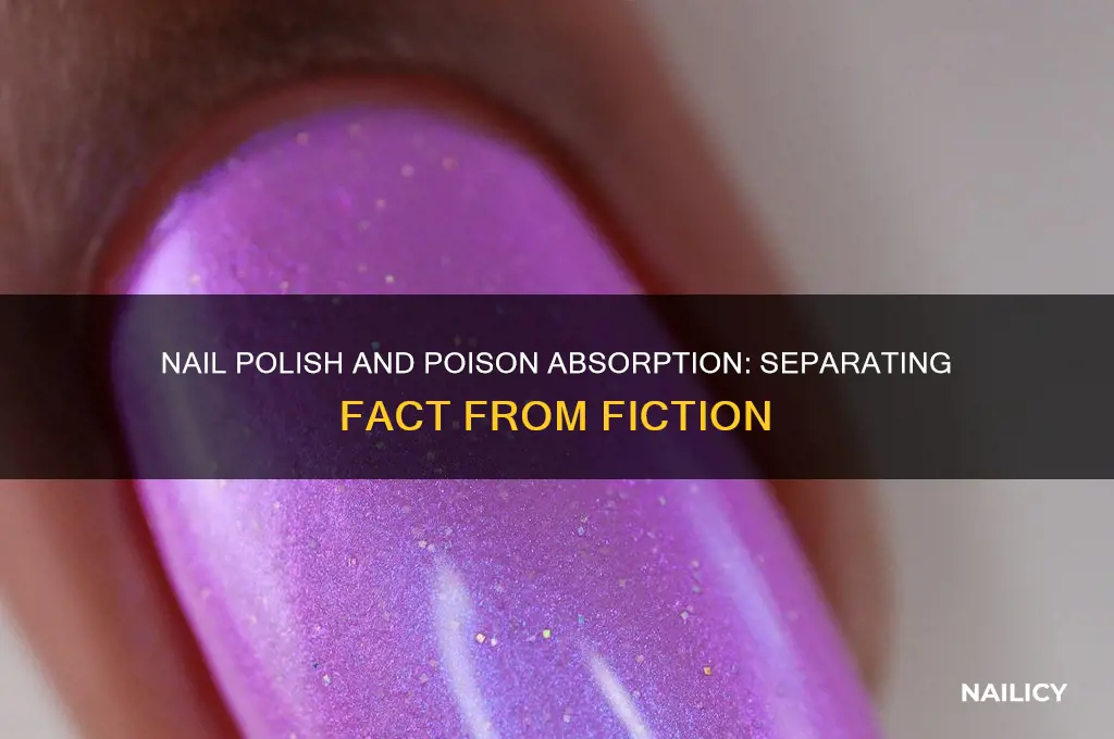 can you absorb poisons through nail polish