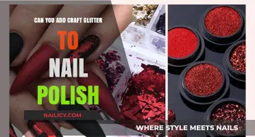 Craft Glitter in Nail Polish: Safe, Stylish, or Risky DIY?