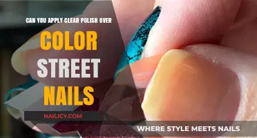 Can You Apply Clear Polish Over Color Street Nails?