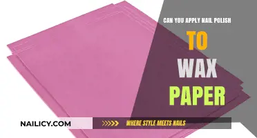 Can You Apply Nail Polish to Wax Paper? Creative Tips Revealed