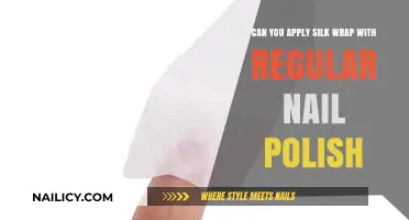 Silk Wrap Nails: Can Regular Polish Be Used for Application?