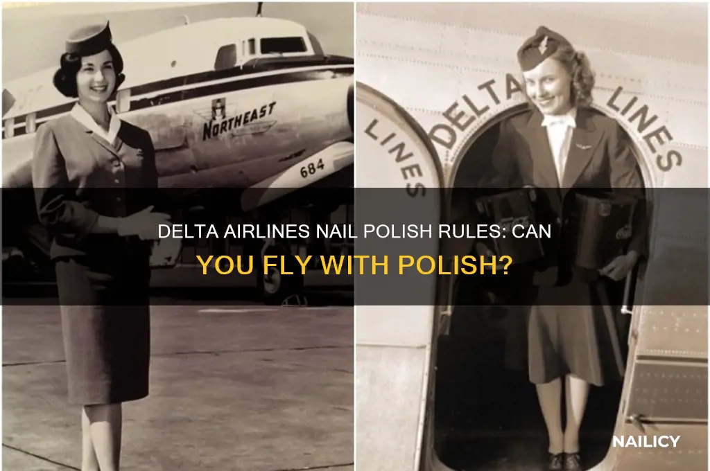 can you bring nail polish on a plane delta