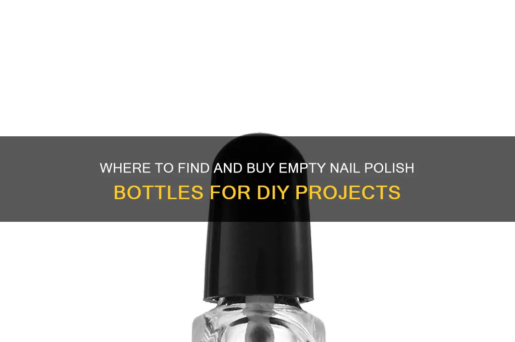 can you buy empty nail polish bottles