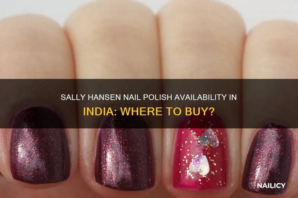 can you buy sally hansen nail polish in india