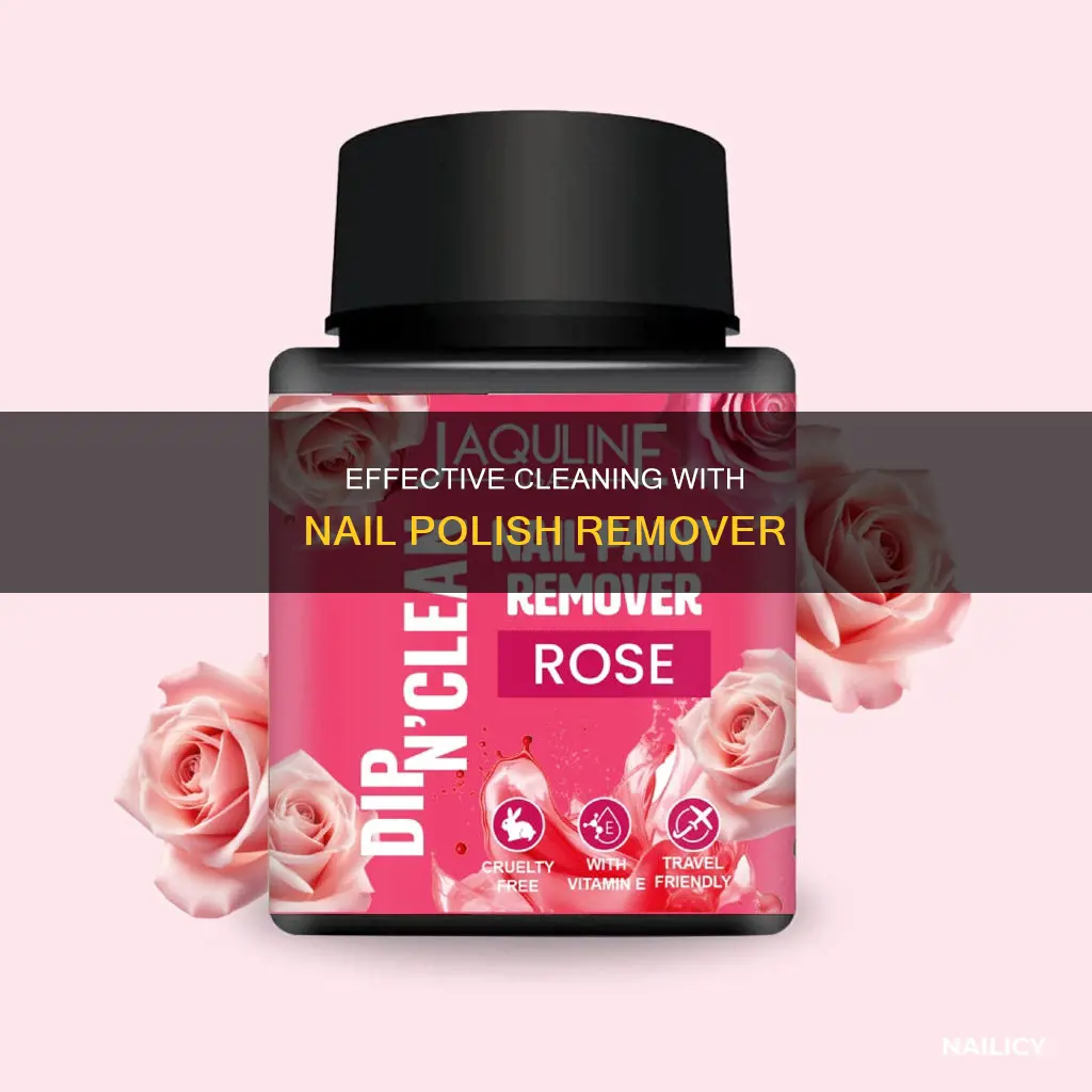 can you clean with nail polish remover