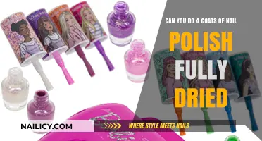 How Many Coats of Nail Polish Can Fully Dry: 4 Coats?