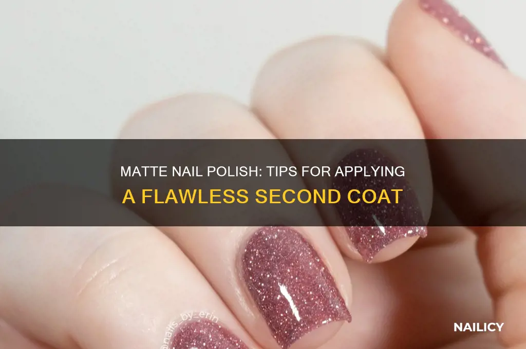 can you do a second coat with matte nail polish