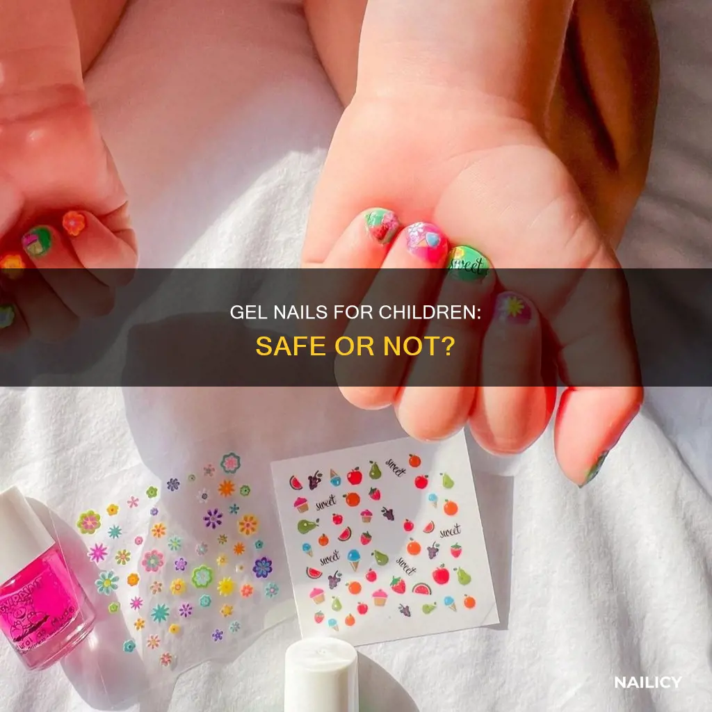 can you do gel nails on a child
