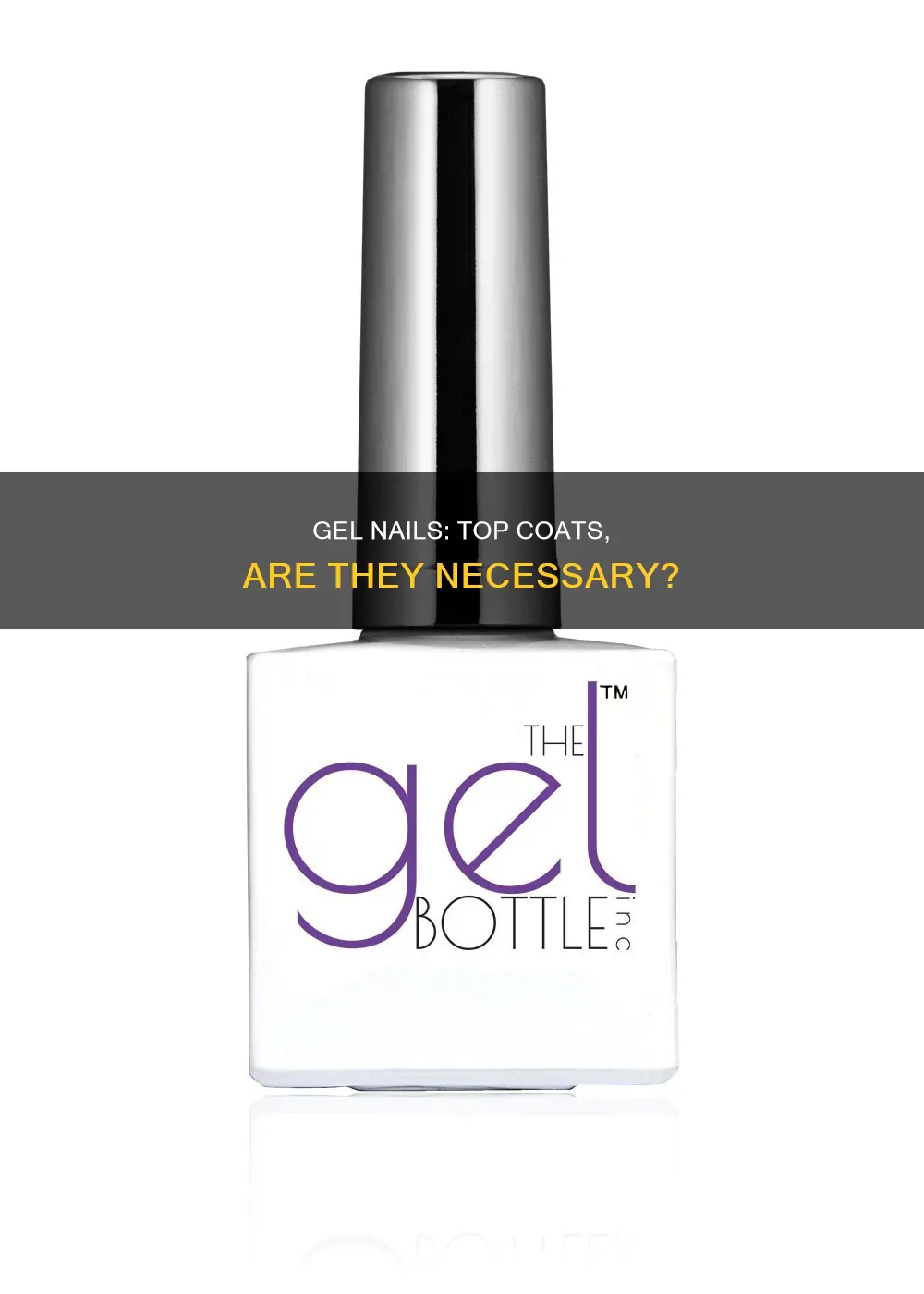 can you do gel nails without top coat