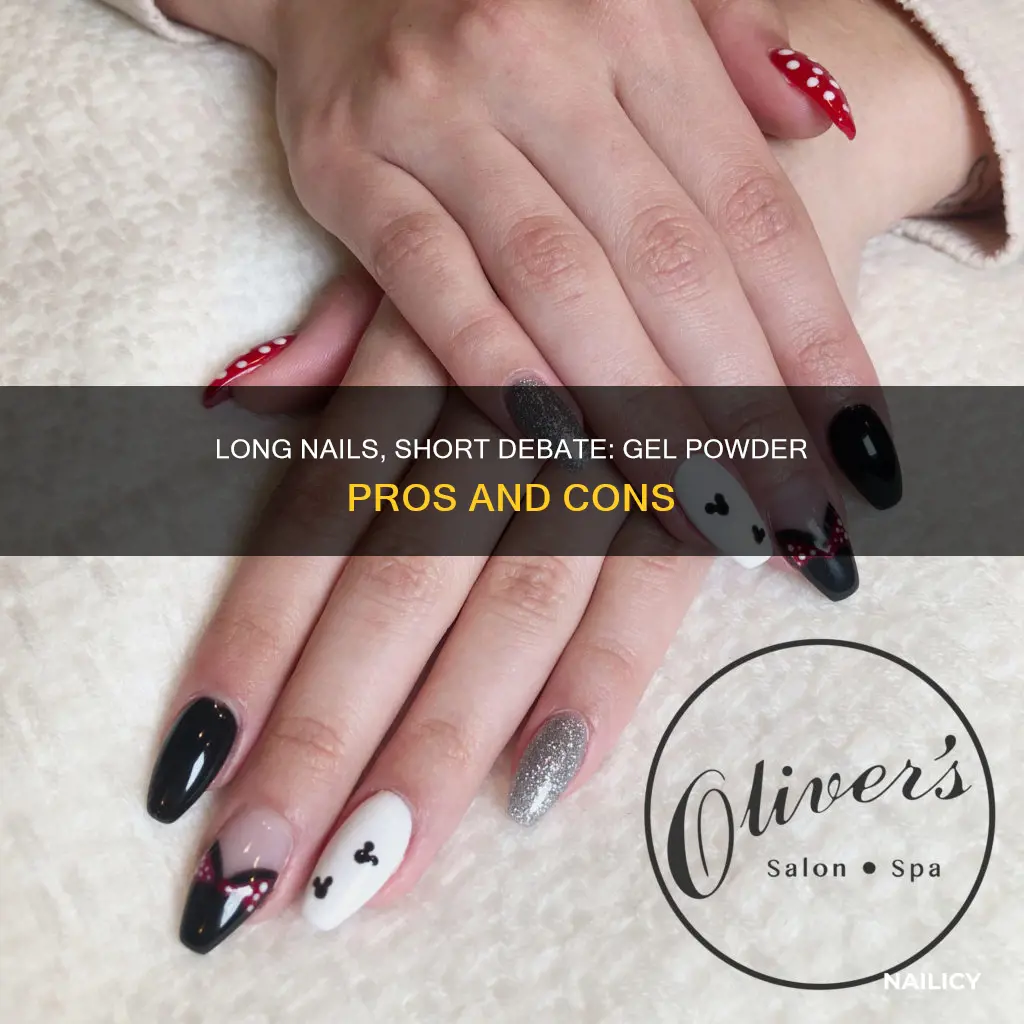 can you do gel powder on long nails