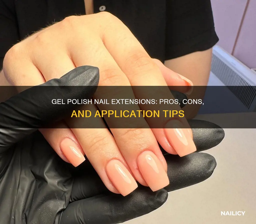 can you do nail extensions with gel polish
