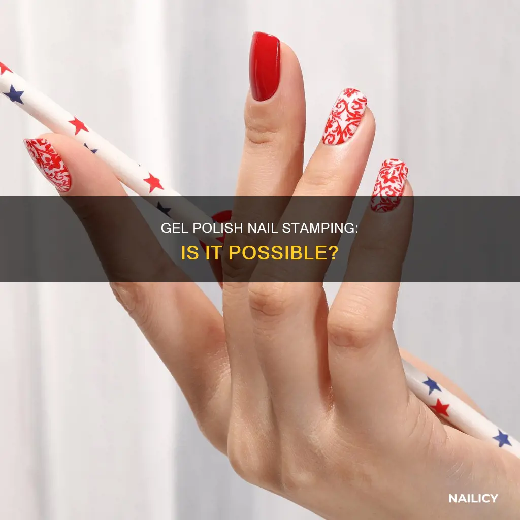 can you do nail stamping with gel polish