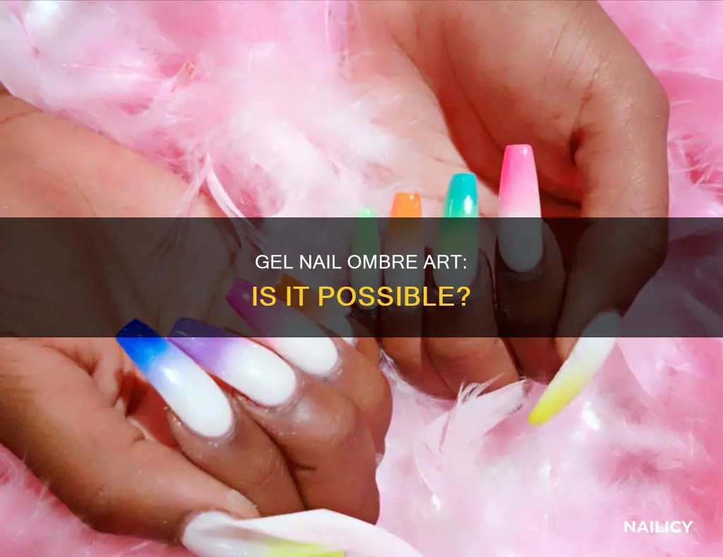 can you do ombre with gel nail polish
