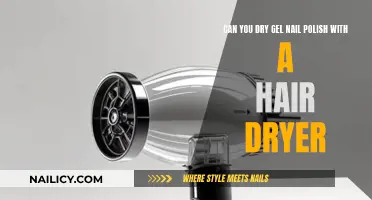 Gel Nail Polish: Hair Dryer Drying Techniques