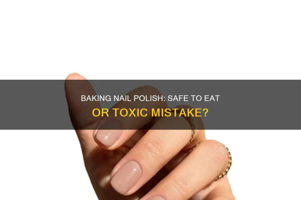 can you eat nail polish if you bake it