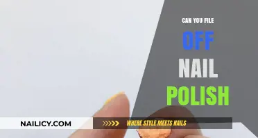 Can You File Off Nail Polish? Tips and Tricks for Smooth Removal