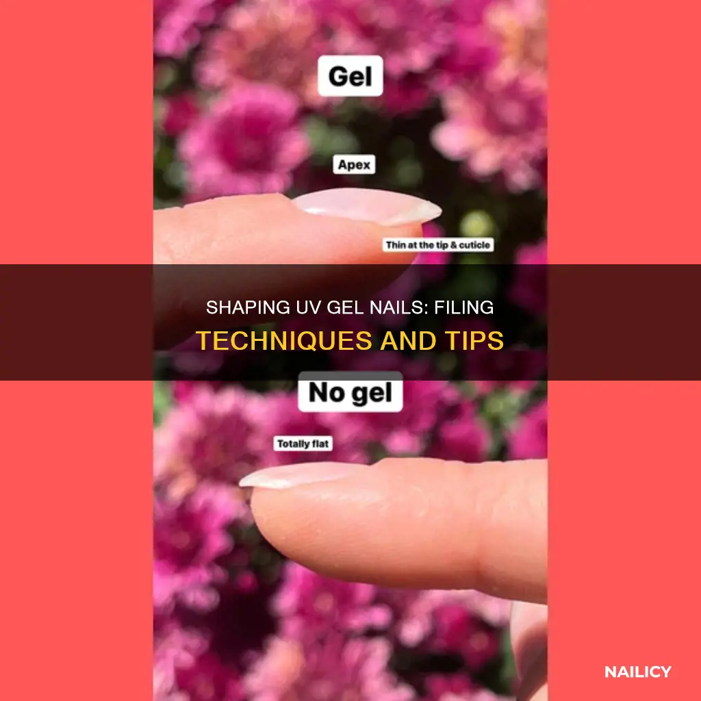 can you file uv gel nails