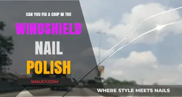 Fixing Windshield Chips with Nail Polish: A DIY Solution or Myth?