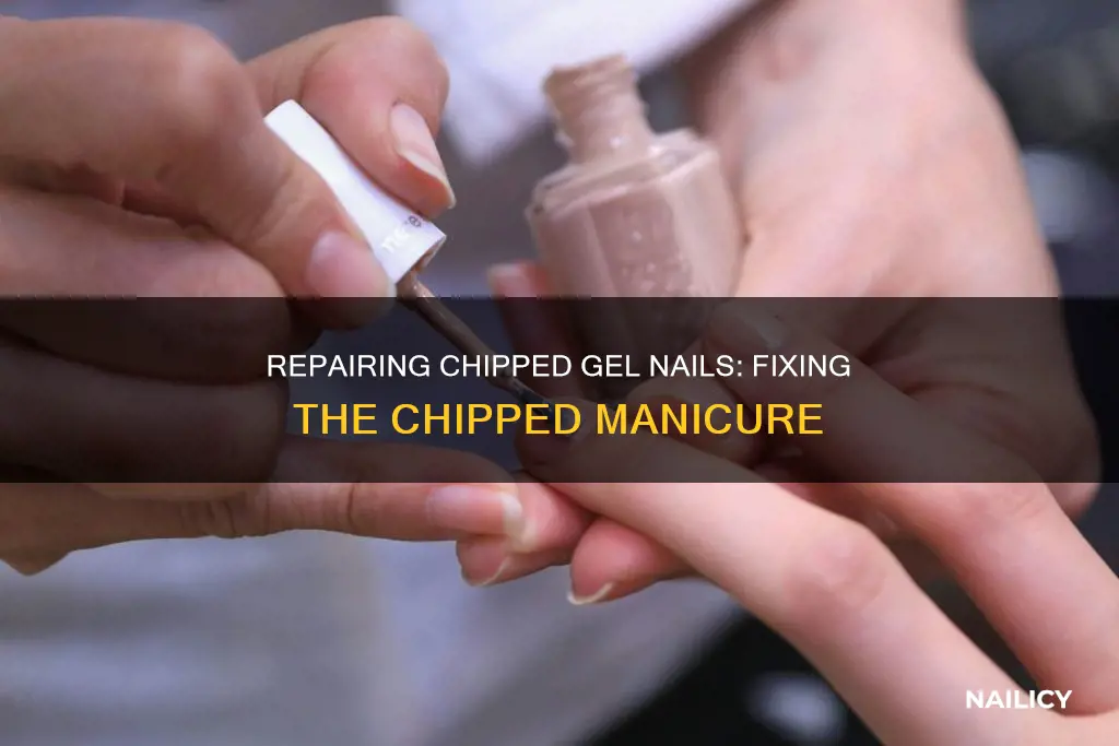 can you fix a chip on gel nails