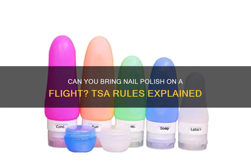 Can You Bring Nail Polish On A Flight? Tsa Rules Explained | Nailicy