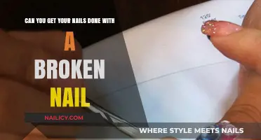 Nail Care Quandary: Can You Get Your Nails Done with a Broken Nail?