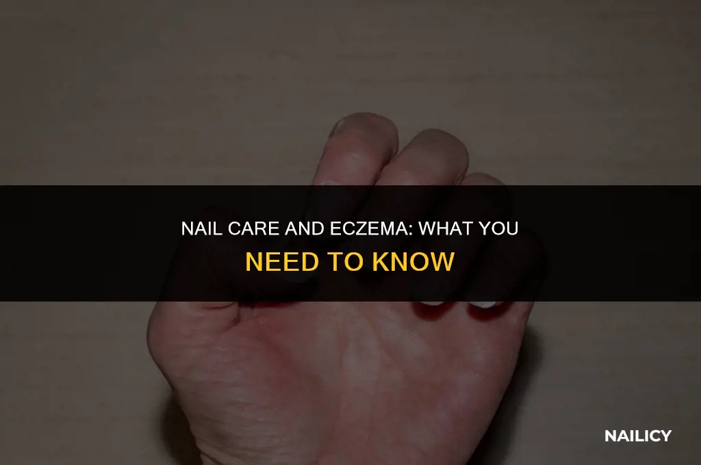 can you get your nails done with eczema