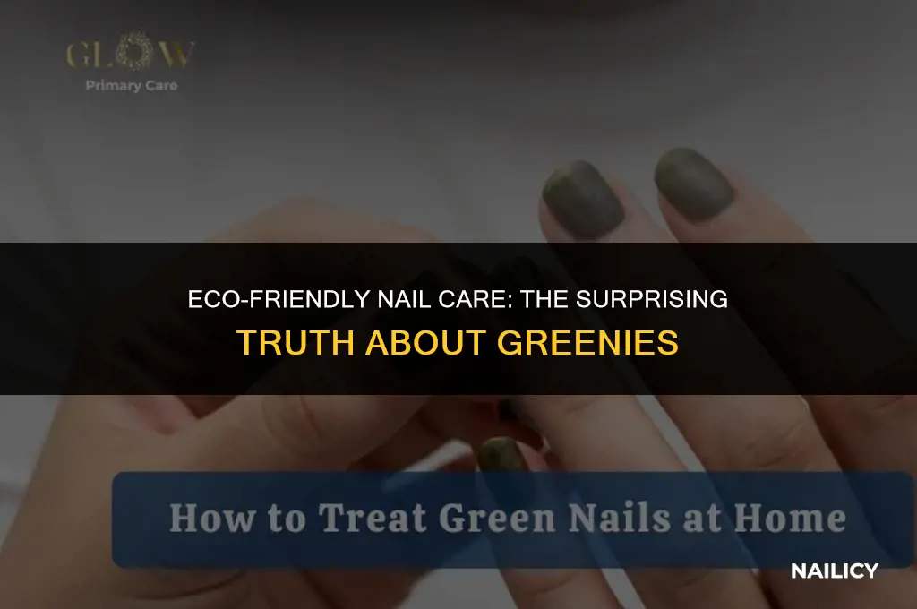 can you get your nails done with greenies